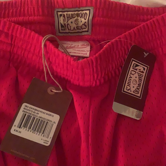 Houston Rockets Retro Swingman Shorts - Picture 2 of 2